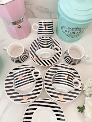 Set Pocillo Emy Negro