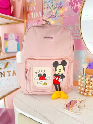 Morral Hello Mickey Rosa
