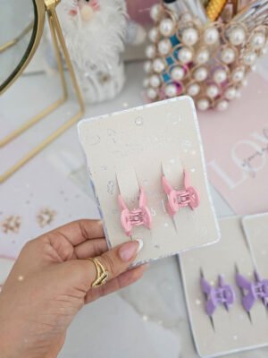 Set x 2 Corbata Rosa