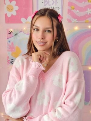 Pinza Moño Mini Criss Rosa