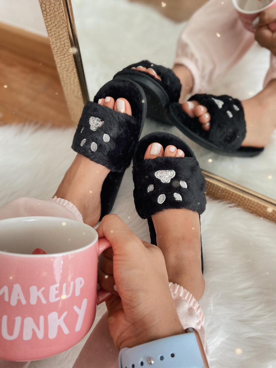Pantuflas Negras