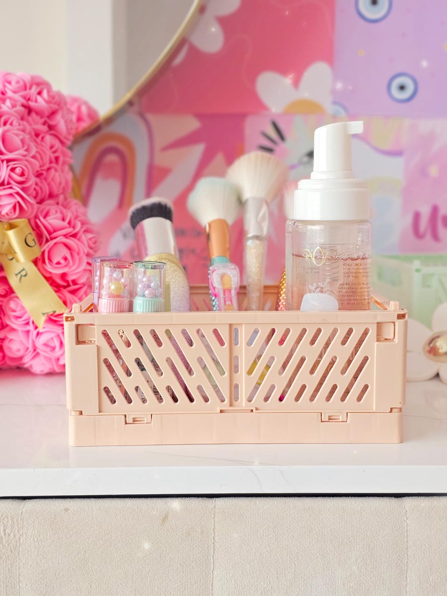 Organizador Pegable Mini Palo Rosa
