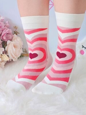 Medias Pink Corazones
