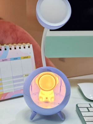 Lampara Astronauta Celeste