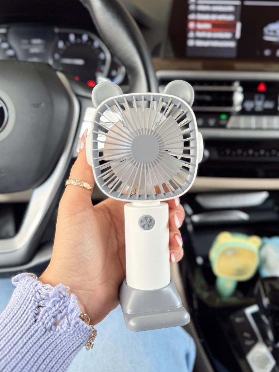 Ventilador Orejas Gris