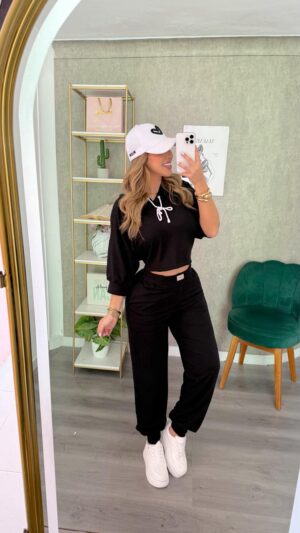 Set Pantalon Kimi Negro