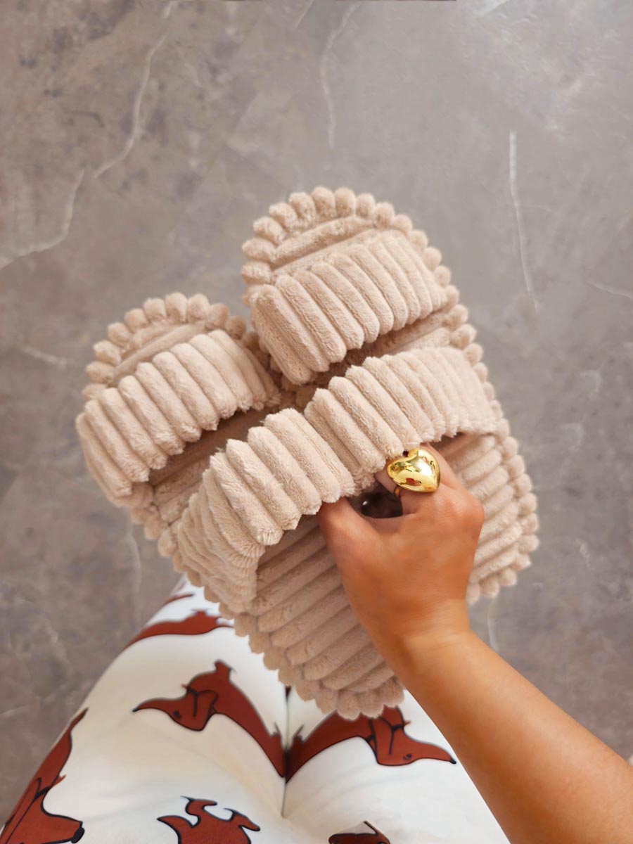 Pantufla Chimy Beige