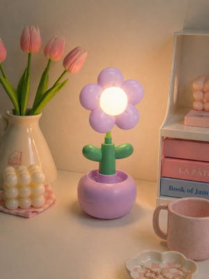 Lampara Flower Lila