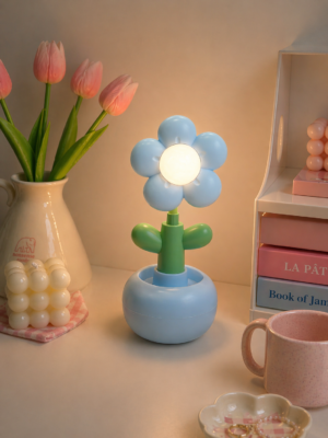 Lampara Flower Azul