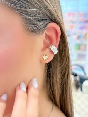 Earcuff Plata Aura