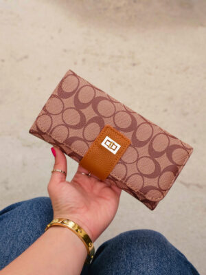 Billetera Big Coach Camel