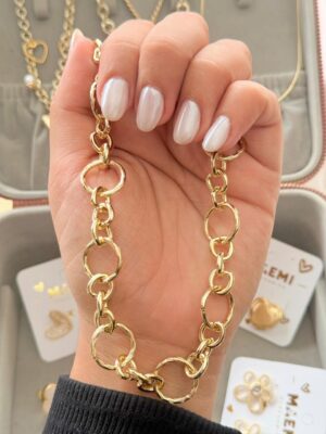 Collar Aros Dorado