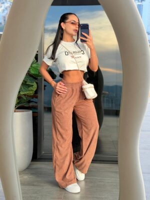 Set Pantalon Ositos Mocca