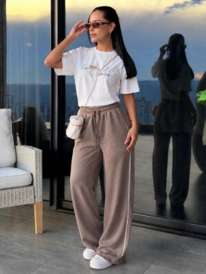 Set Pantalon Coquette Taupe