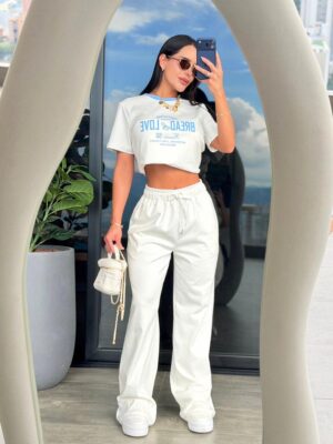 Set Pantalon Roma Crudo