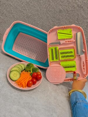 Set Tabla Picadora Rosa