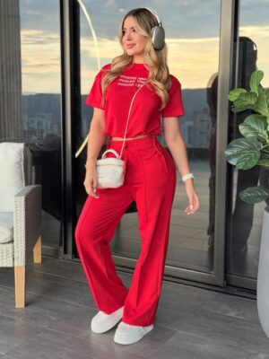 Set Pantalon Positive Rojo